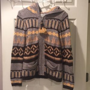 Anthropologie Sparrow Hooded Mohawk Sweater